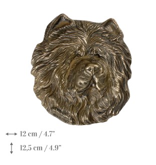 Chow Chow plakietka z zimnego brązu Art-Dog